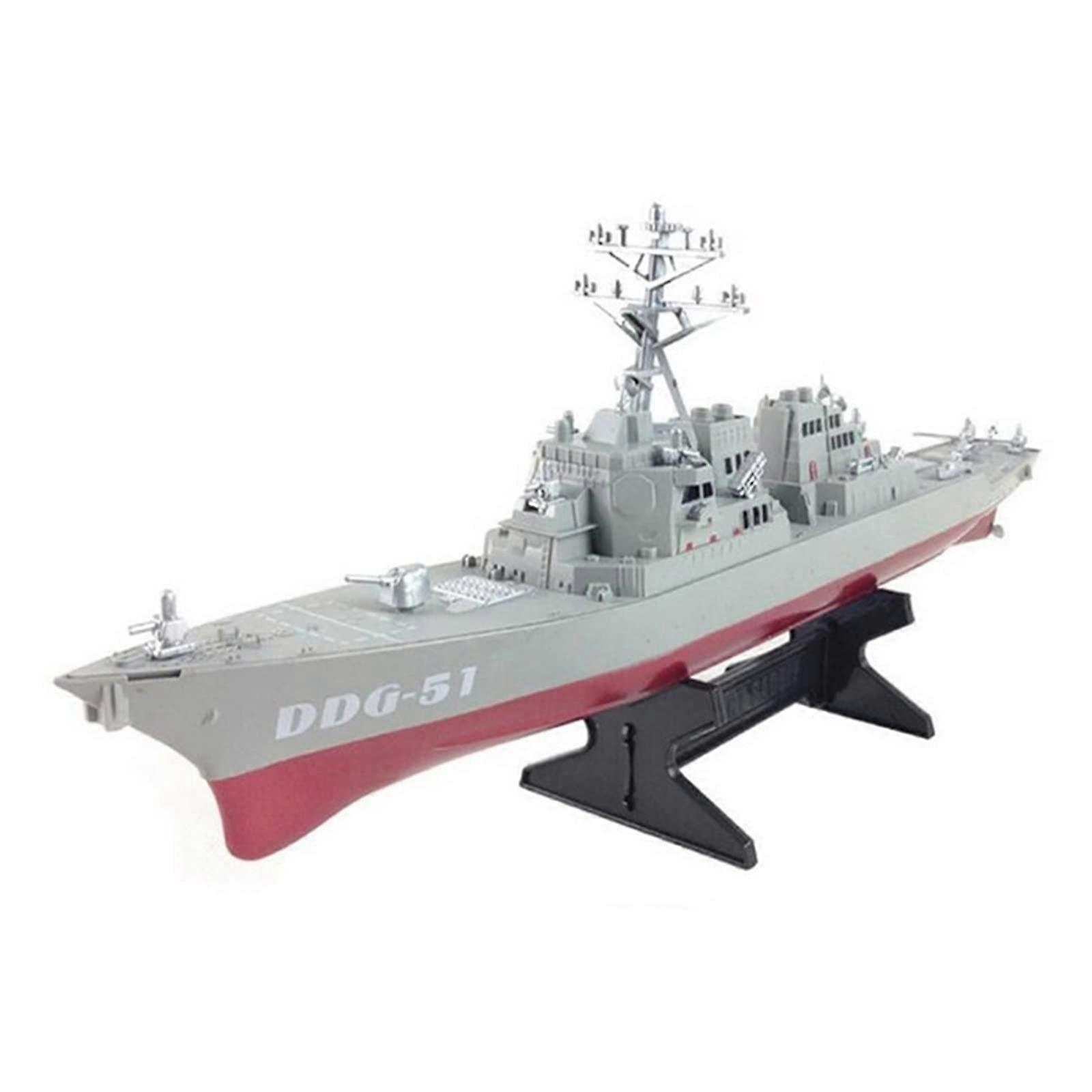 Guided Missile Destroyer Ship Model Static Toy 1:350 Scale Premium Plastic Construction Detailed Design