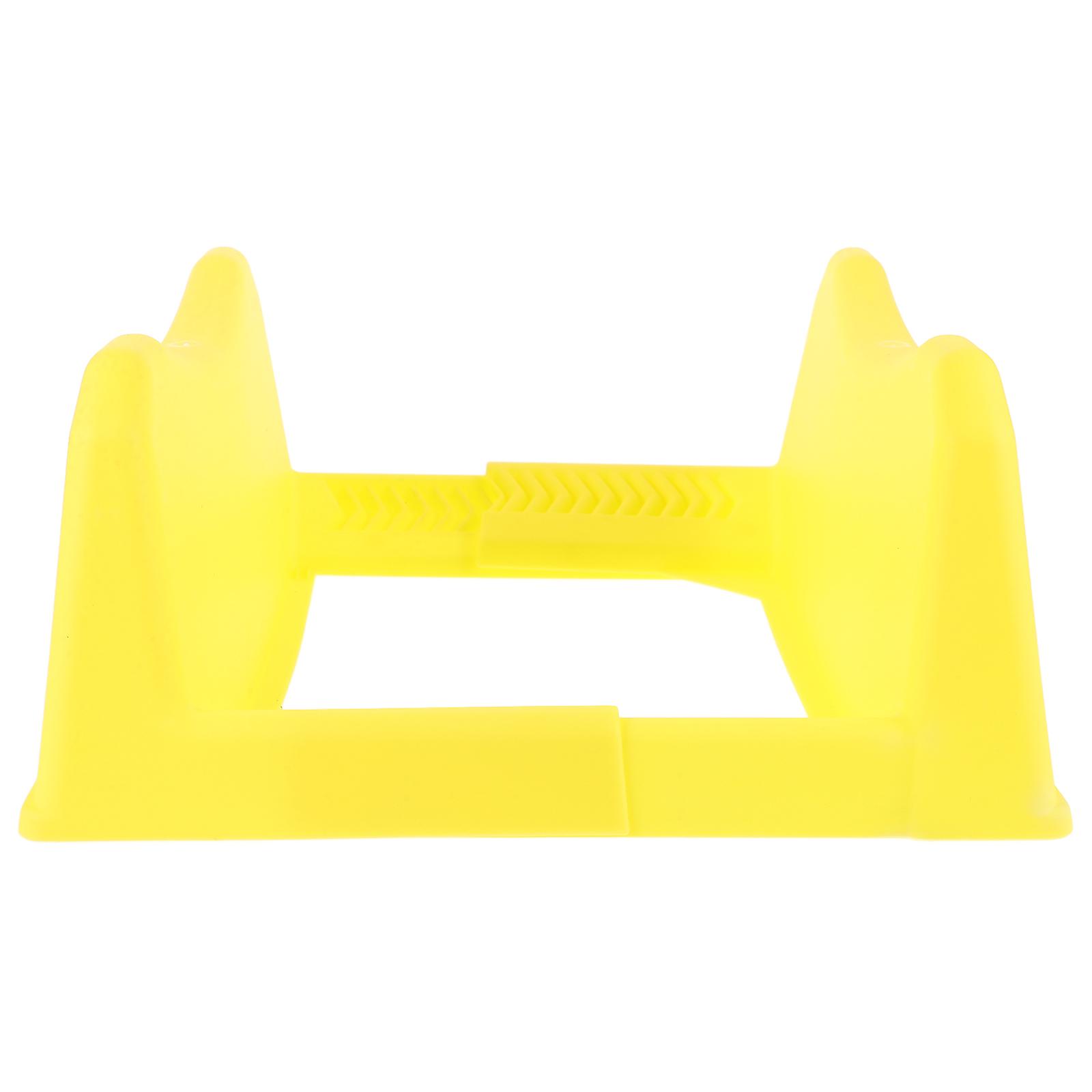 Tire Display Stand Heavy-Duty Tire Storage Rack Minimalist Design Yellow 41.00X35.00X14.50CM Display 1Pcs