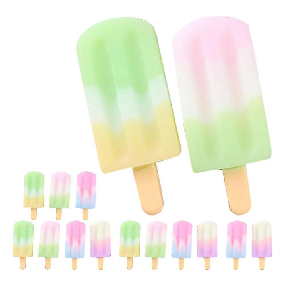 15Pcs Miniature Ice Cream Charms For Children And Adults With Resin For Unique DIY Projects