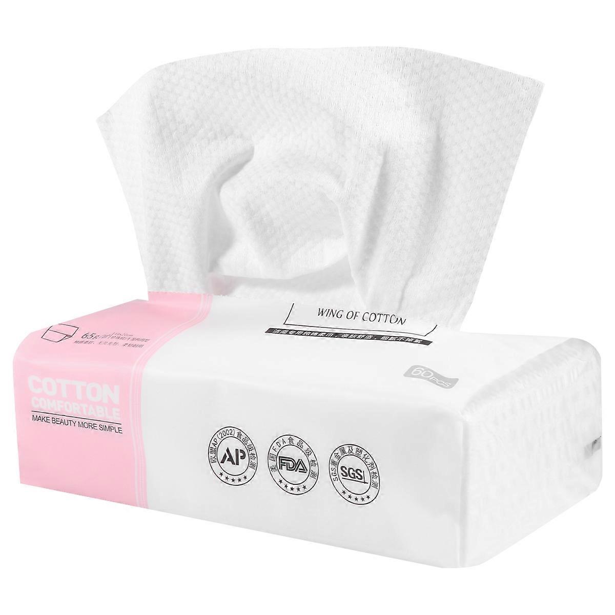 Engångstvättlapp för ansiktsservetter för resor, 60 st