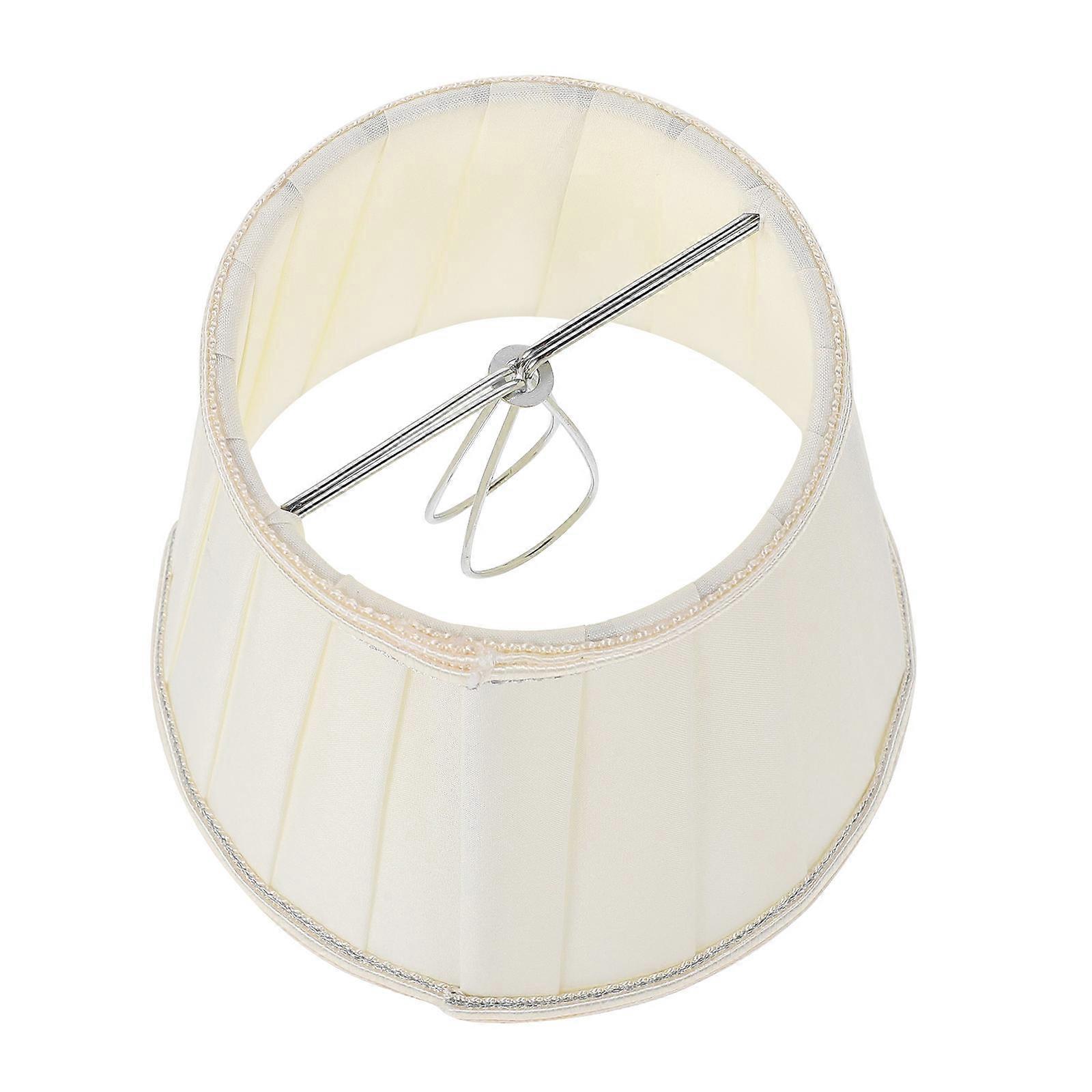 Cloth Lampshade for Decor Beige Table Lamp Cover with Material 1pc