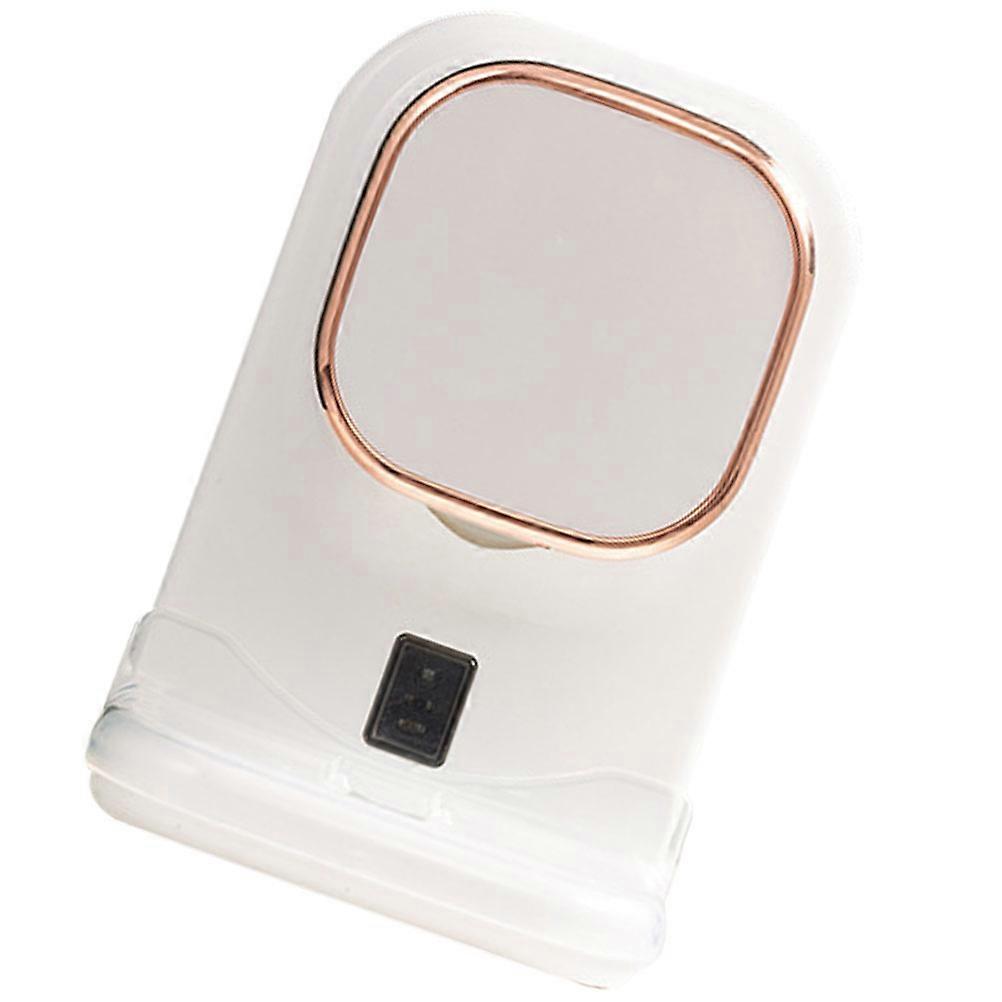 Wall Mount Automatic Electric Toothpaste Dispenser with Sensor, White Plastic Bathroom Holder for Toothpaste Tubes, Toothpaste Shelf for Home Use