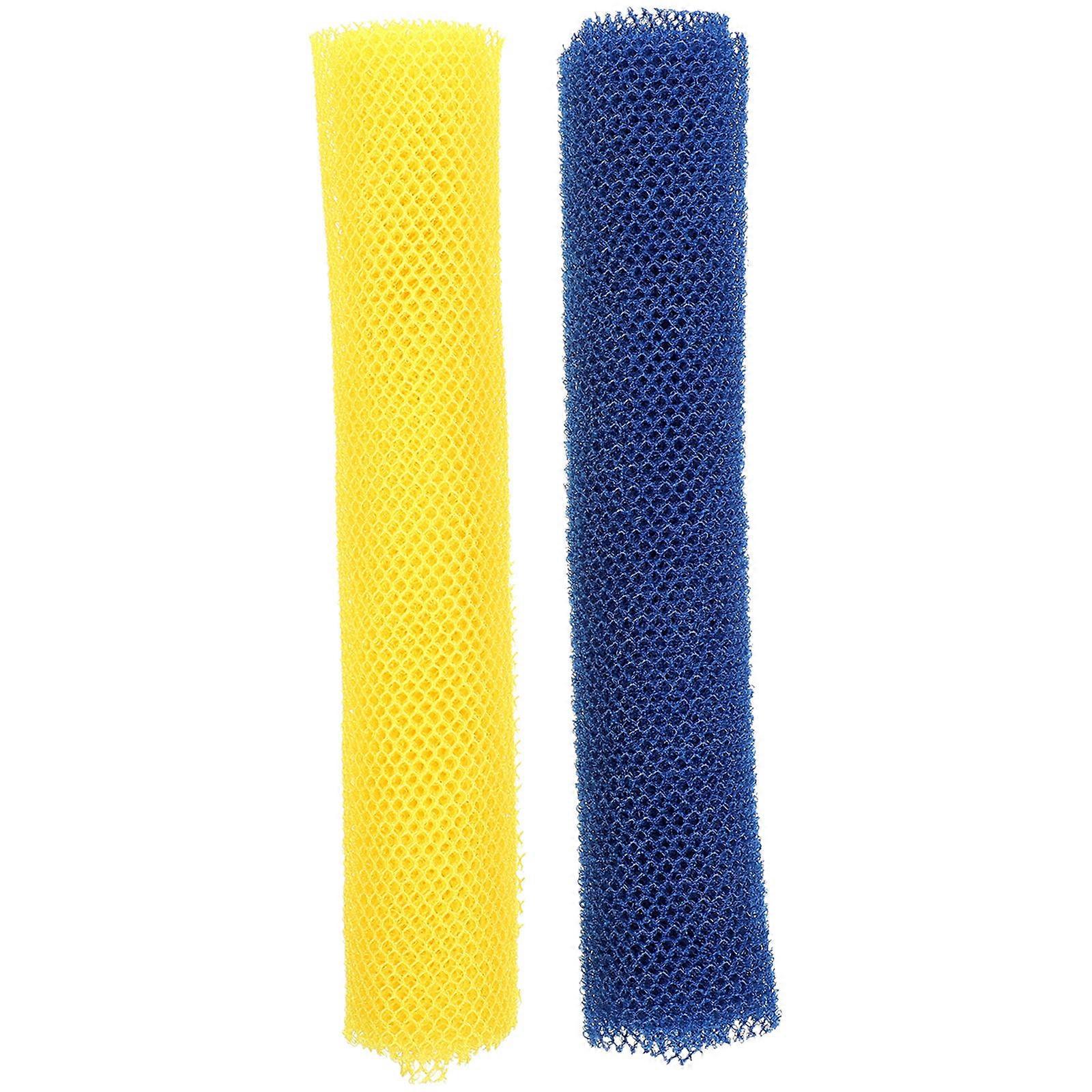African Exfoliating Net Sponge 2 Pack Body Scrubber Deep Cleansing Washcloth Lightweight Reusable Bath Accessory for Skin Care Relaxation