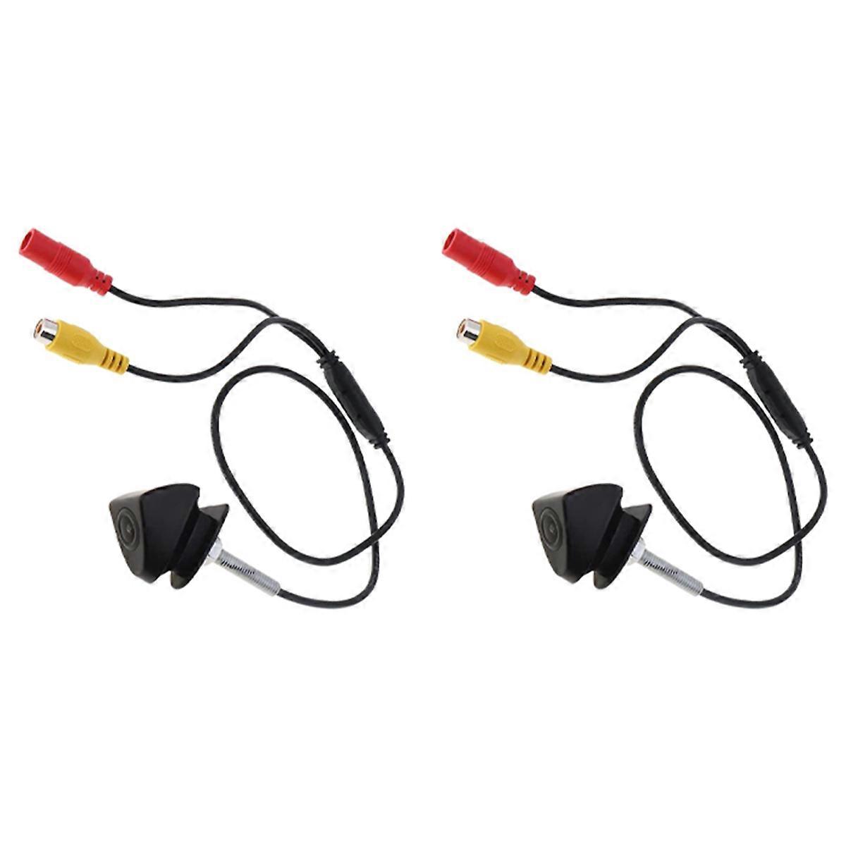 2X CCD Front Logo Camera for Prado Land Front View Reversing Backup Camera Parking Assistance