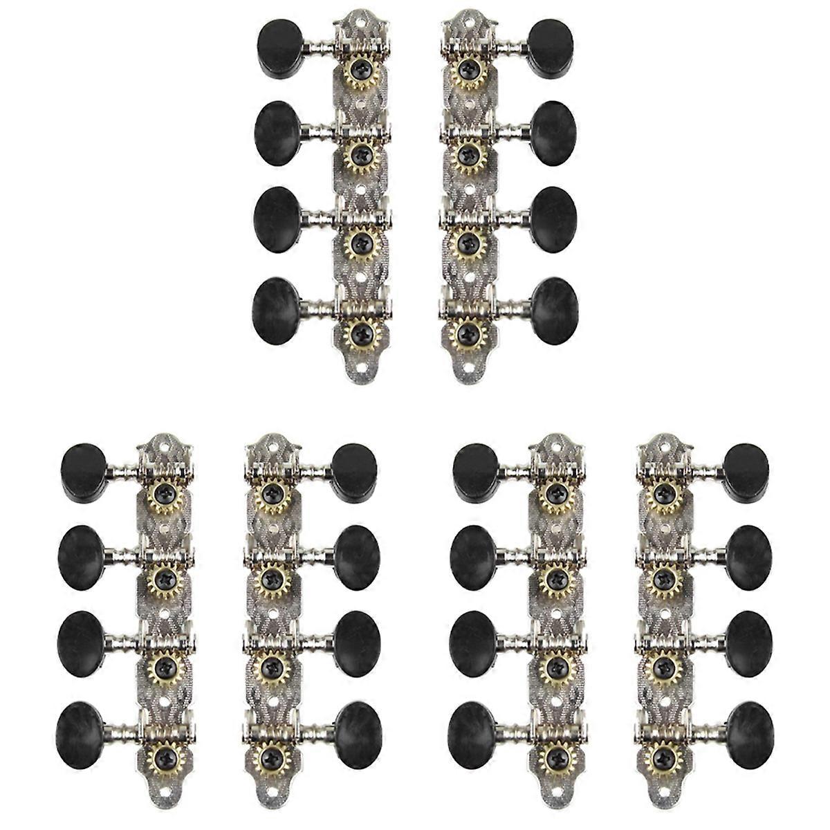 12L12R Mandolin Tuning Pegs Machine Heads String Tuning Pegs for 8 Strings Mandolin Instruments Acce