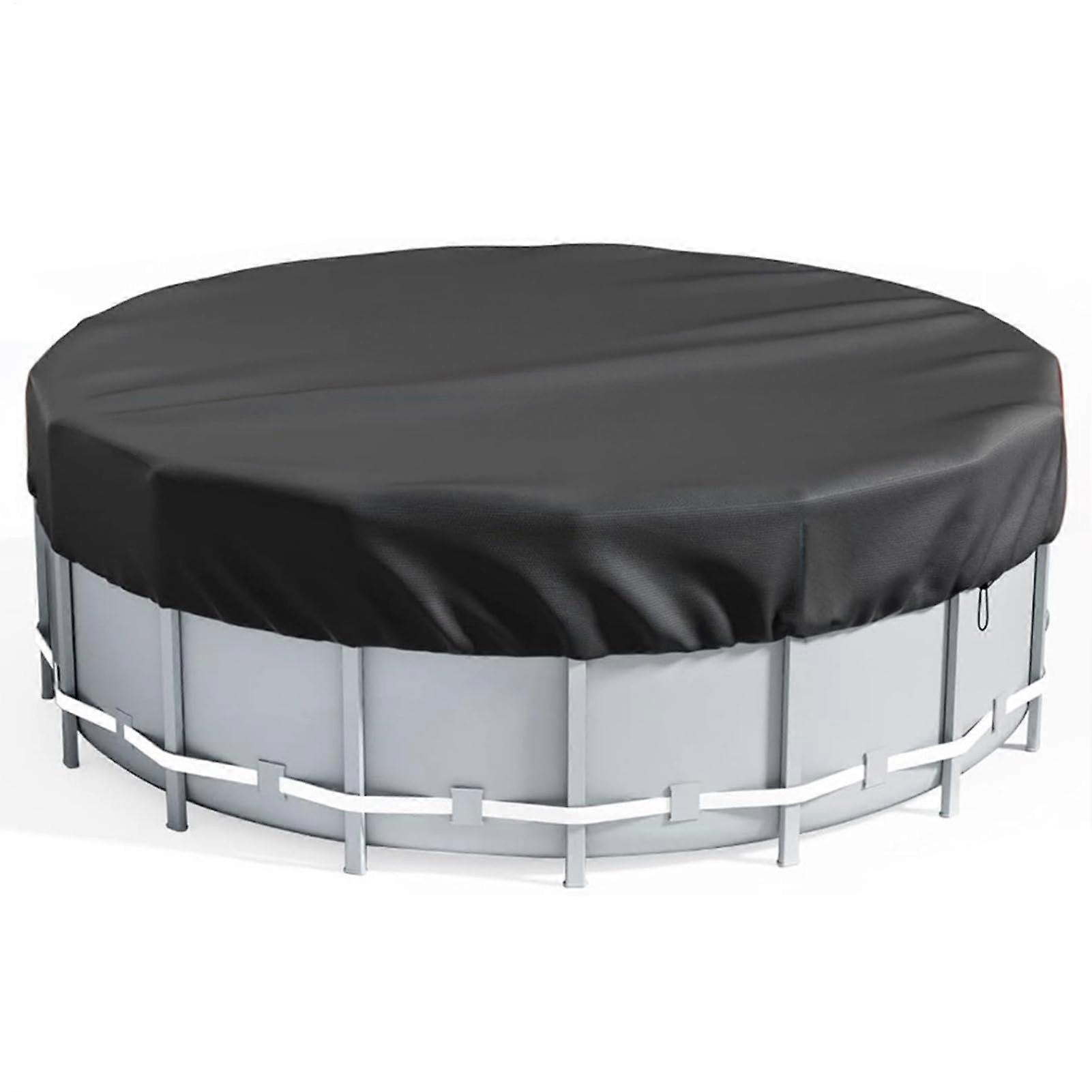 Solardecke Round Pool Solar Cover Foldable Dust Shield Tarpaulin Replacement Part For Whirlpools 8Ft