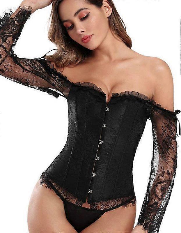 Corsets for Women Victorian Off Shoulder Overbust Corset