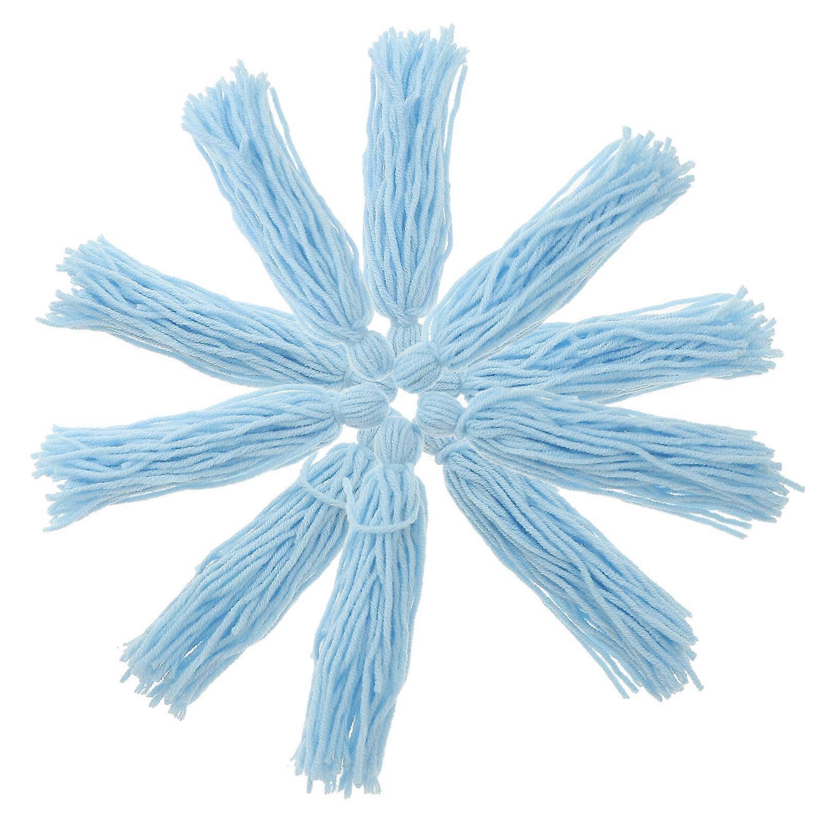 Skyblue Fish Breeding Mop for Angelfish and Shrimp Farming in Aquarium with Woolen Yarn 10pcs