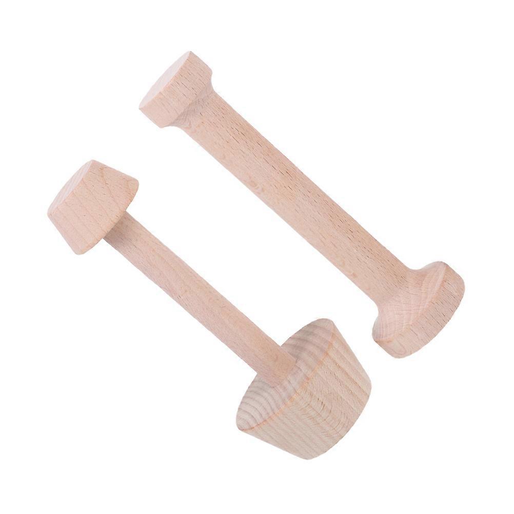 Wooden Tart Shell Mold for Kitchen Use Light Yellow 2pcs Perfect for Making Crusts Right Size