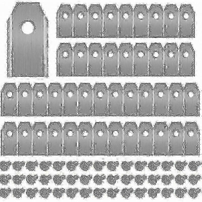 Titanium Replacement Blades for Robotic Lawn Mowers, 45-Pack, Compatible with Multiple Brands