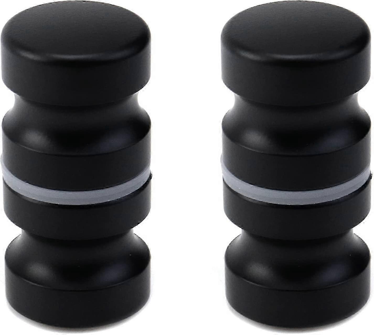 Black Bathroom Pull Handles, 2pcs Shower Glass Door Knobs, Back To Back