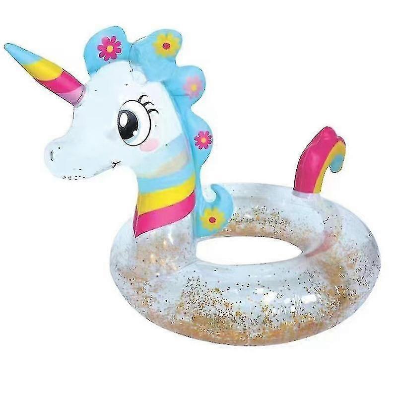 2025 Baby Pool Float Unicorn Toddlers Floaties Infant Inflatable Swimming Ring With Handles For Kids Aged 1-6 Years