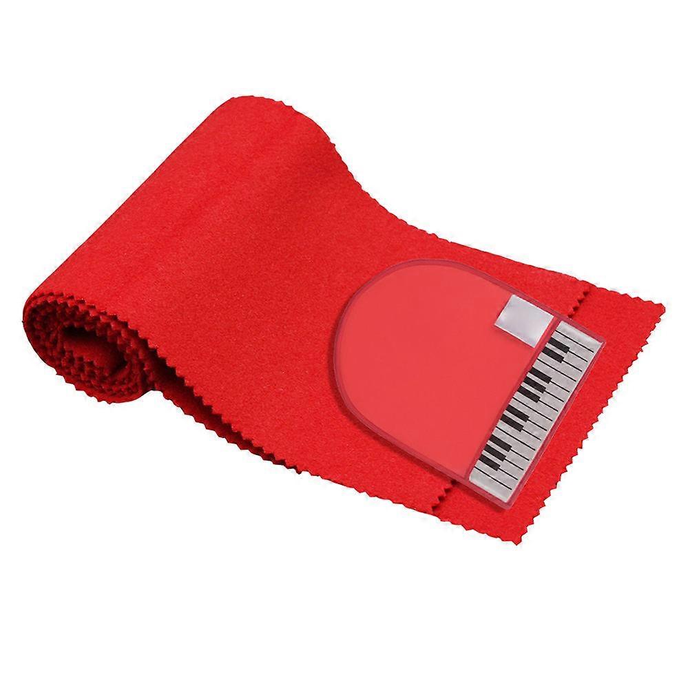 Piano Key Cloth Dustproof Protector 2Pcs Cleaning Glove Kit For Musical Instruments To Maintain Sound Quality