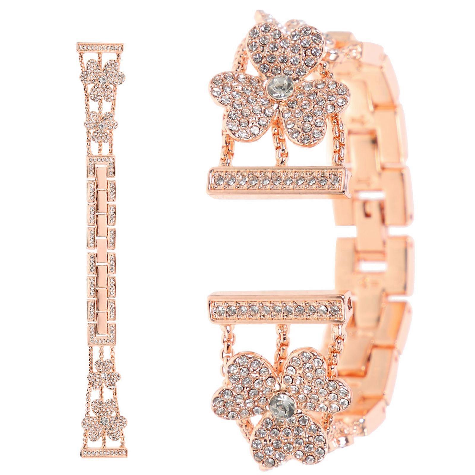 Metal Watch Bands Decorative Watch Band For Parties Exercise Feminine Style Durable Replaceable 1Pack