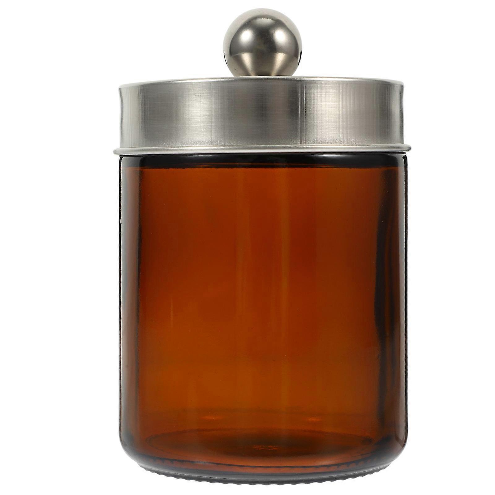 Multifunction Glass Jar for Home Use Safe with Excellent Texture Sealing Effects Silver 7.8 oz
