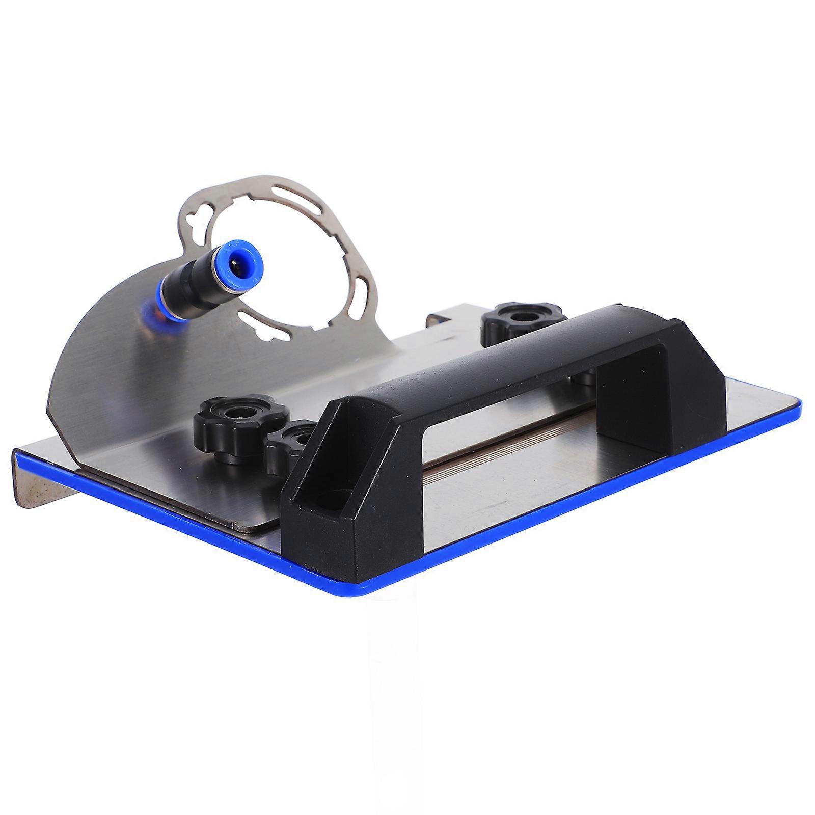 Angle Grinder Stand for Tile Chamfer Cutting Compatible with 100Type Grinders Durable Stainless Steel Silver Home Use