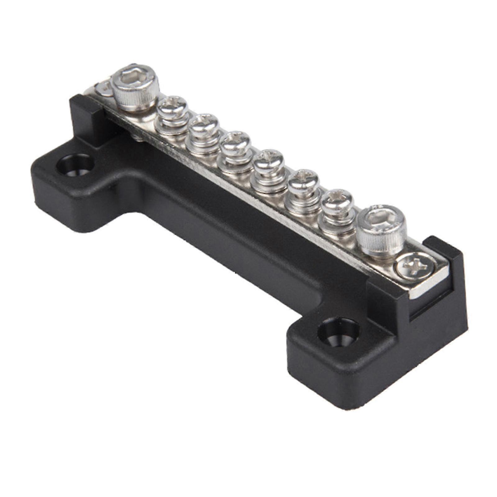 2025 Waterproof Ground Power Distribution Terminal Block Battery Bus Bar Positive Negative Insulated Busbar for Auto Car Boat