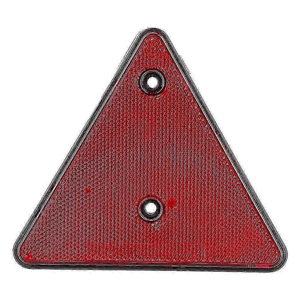 Safty Rear Triangle Red Reflector for RV Trucks Trailers Gatepost