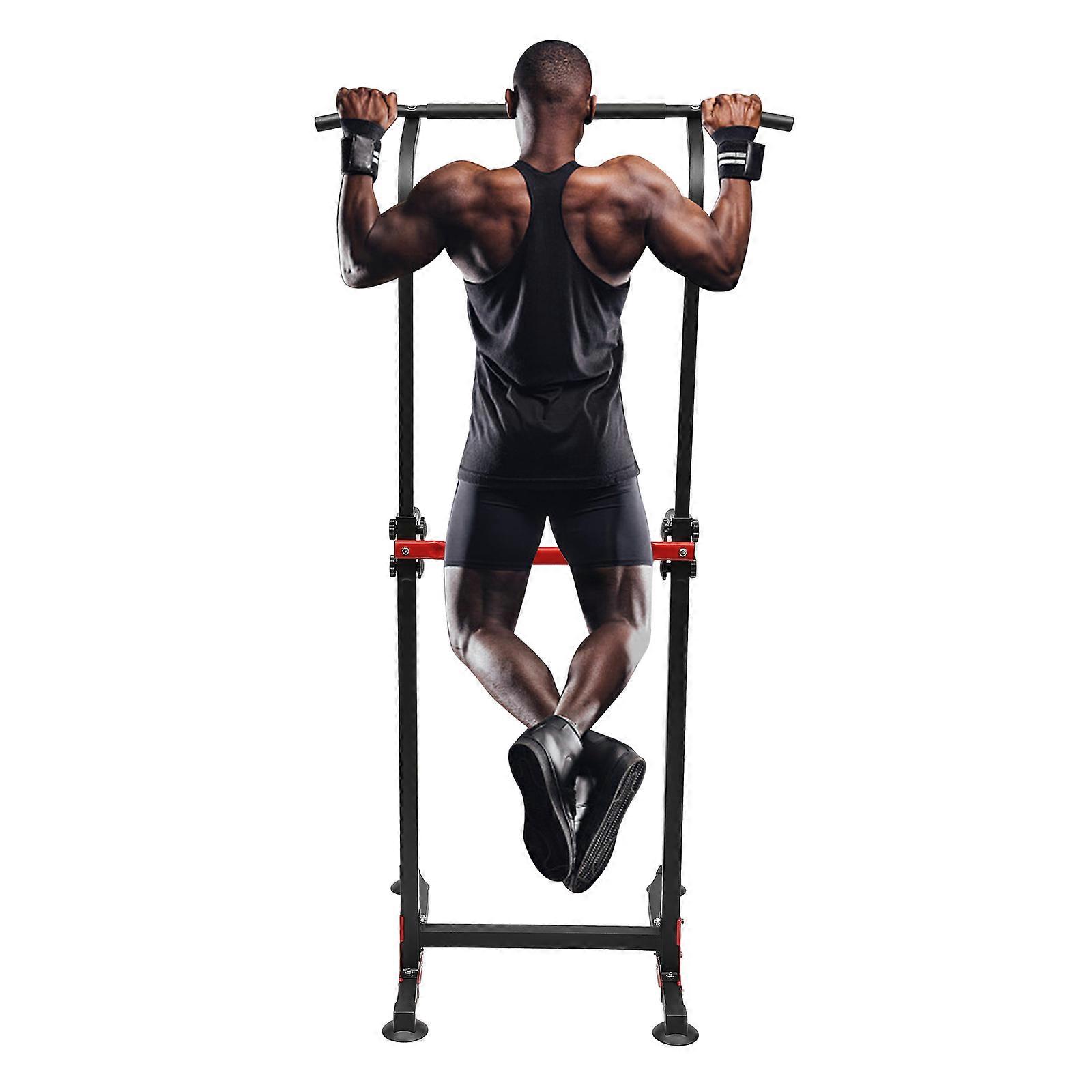 150kg Multi-functional Pull-up Station ‌Adjustable Home Gym Dip Bar Training Dip Stand