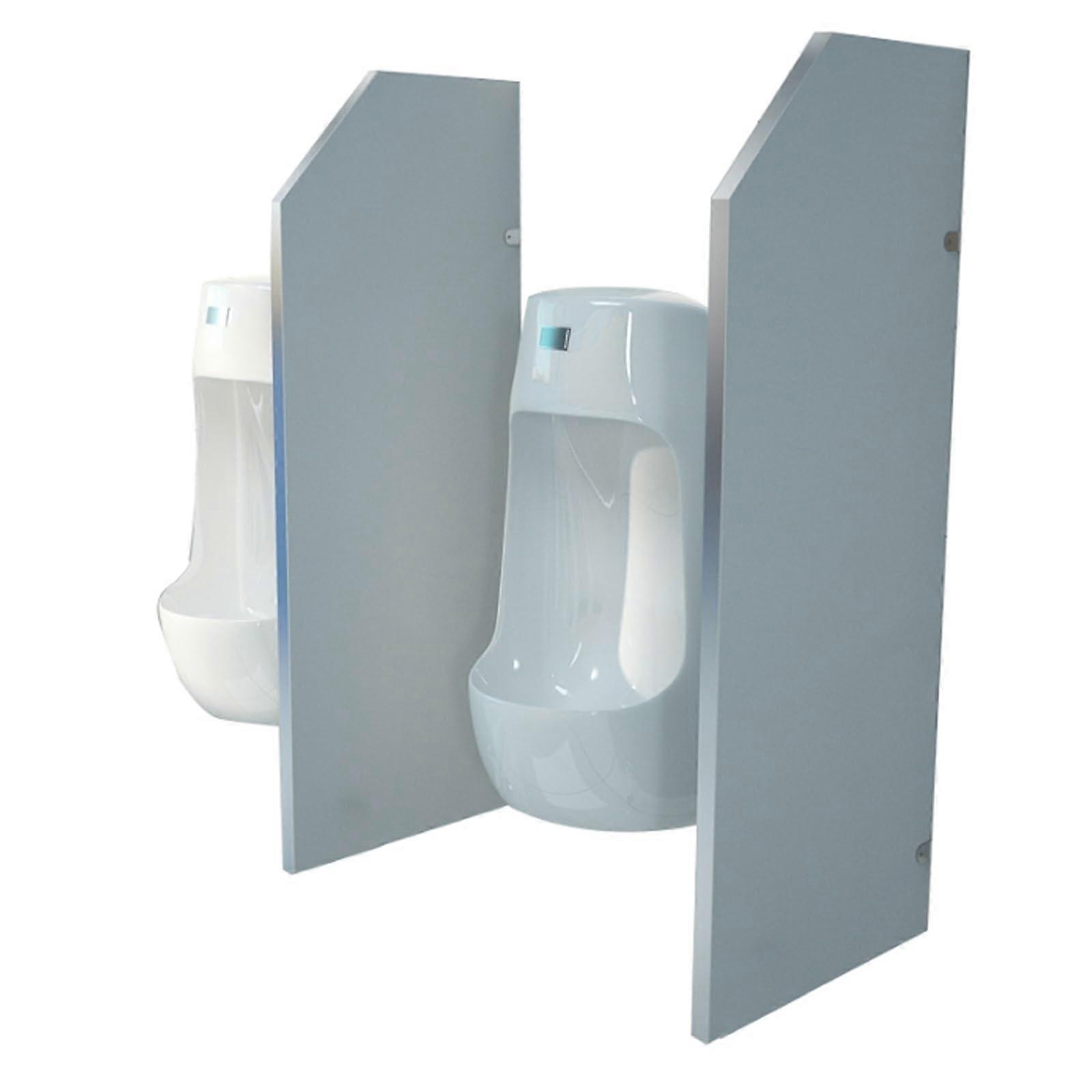 Toilet Partition Wall-Mounted Urinal Screen for Men's Bathroom, Wooden Privacy Divider, 2PCS, Suitable for Schools and Hotels