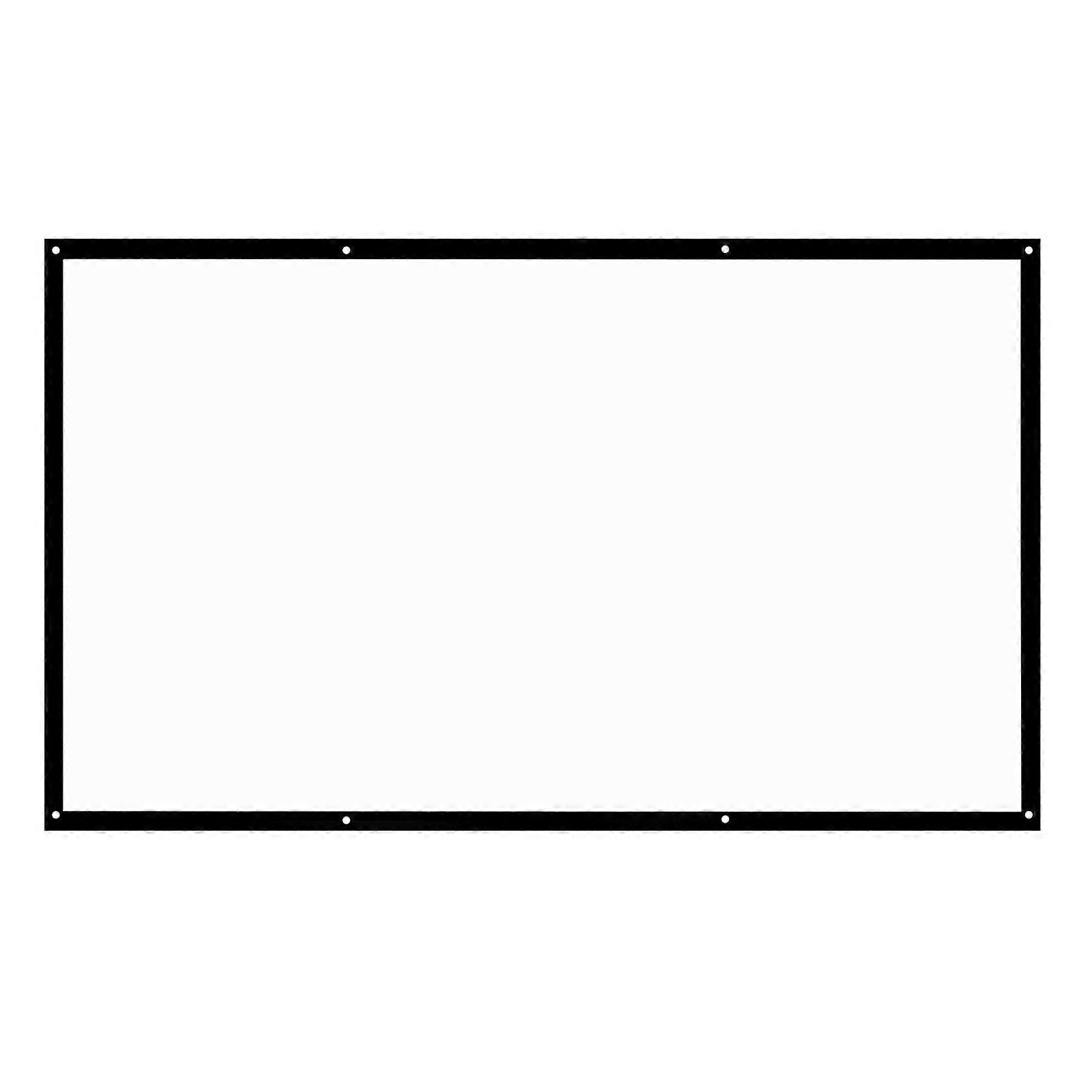 120-inch 16:9 Projector Screen Portable HD Projection Screen Foldable Wall Mounted for Home Theater Office Movies Indoors Outdoors