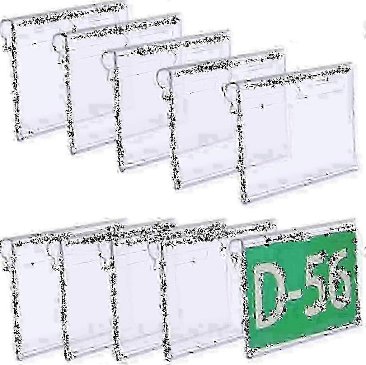 Clear Plastic Retail Price Tag Holders for Display
