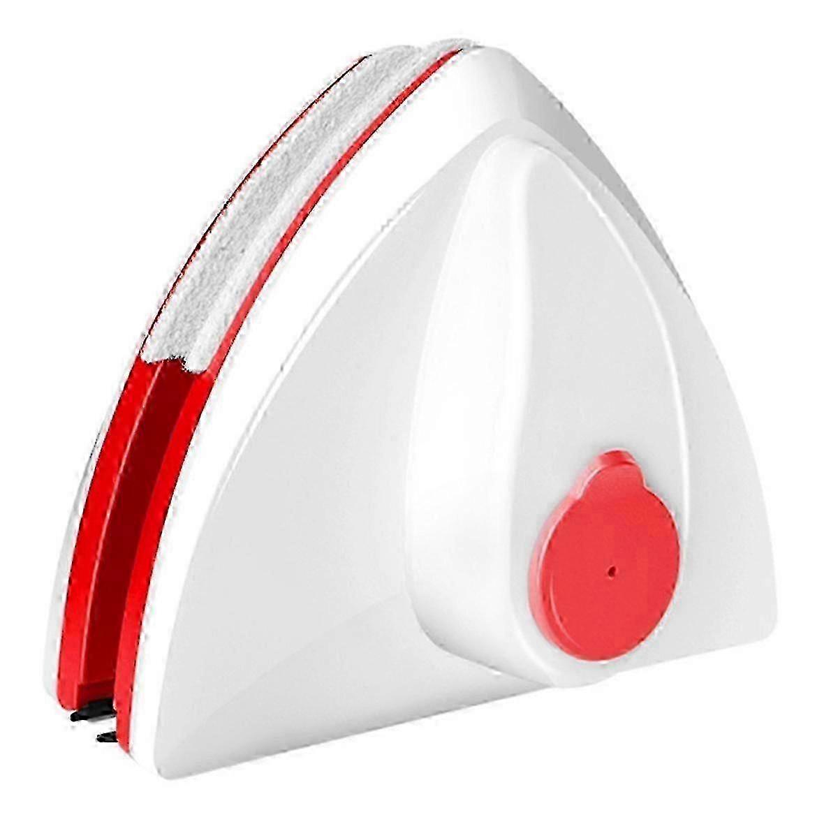 Double Layer Magnetic Glass Wiper Cleaner for Household Windows in White and Red