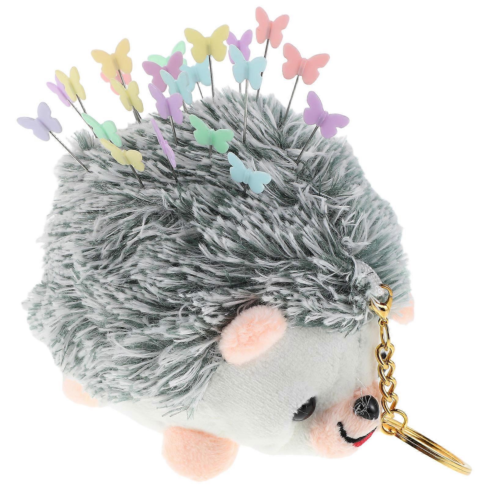 Sewing Pin Holder Cushion Hedgehog Shape for Garment Design Creative Plush Material 1 Set