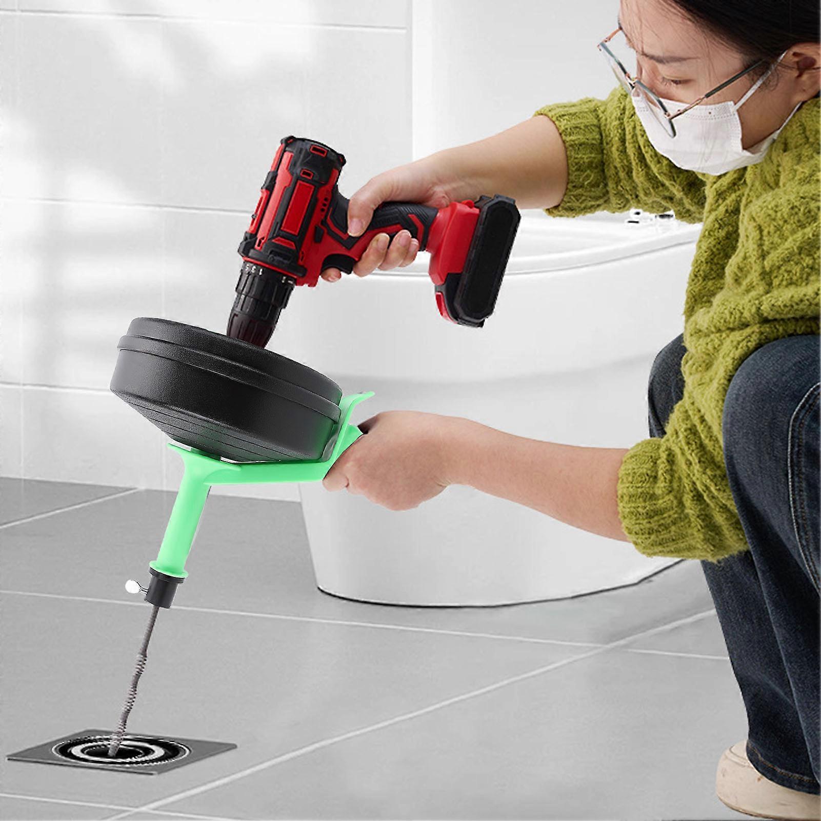 Handheld Drain Cleaner Tool 10m Spring for Kitchen & Bathroom Clogs