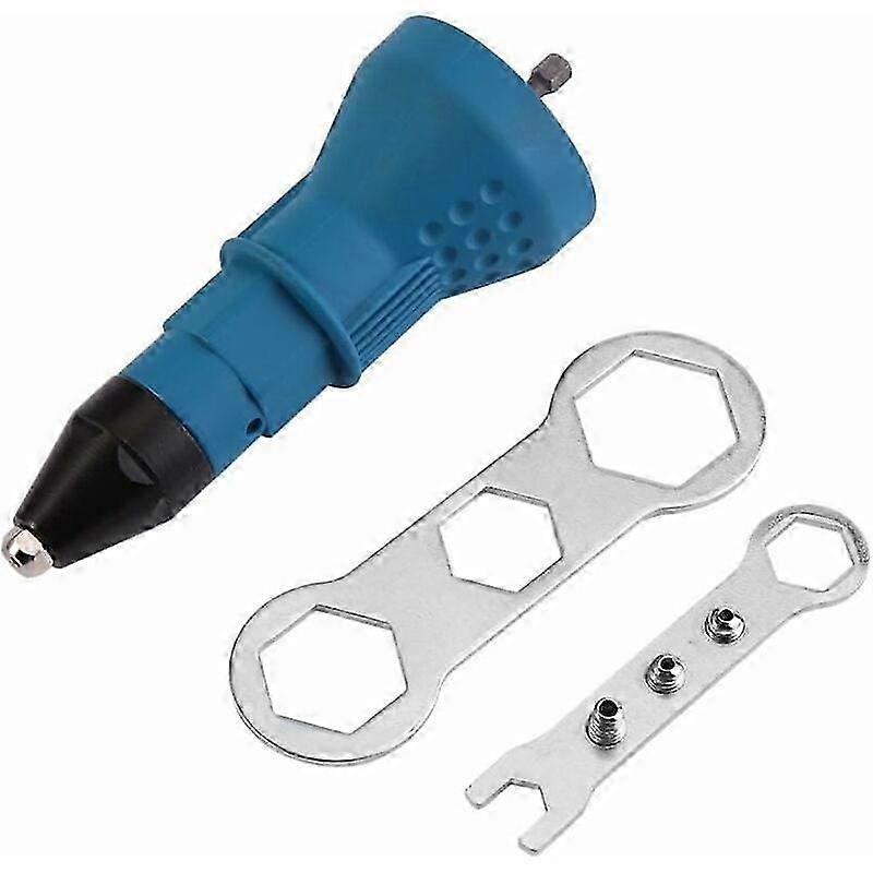 Professional Cordless Drill Rivet Gun Riveter Electric Heart Riveting Gun Riveting Tool Riveting Cordless Drill Adapter Insert Nut,160mm
