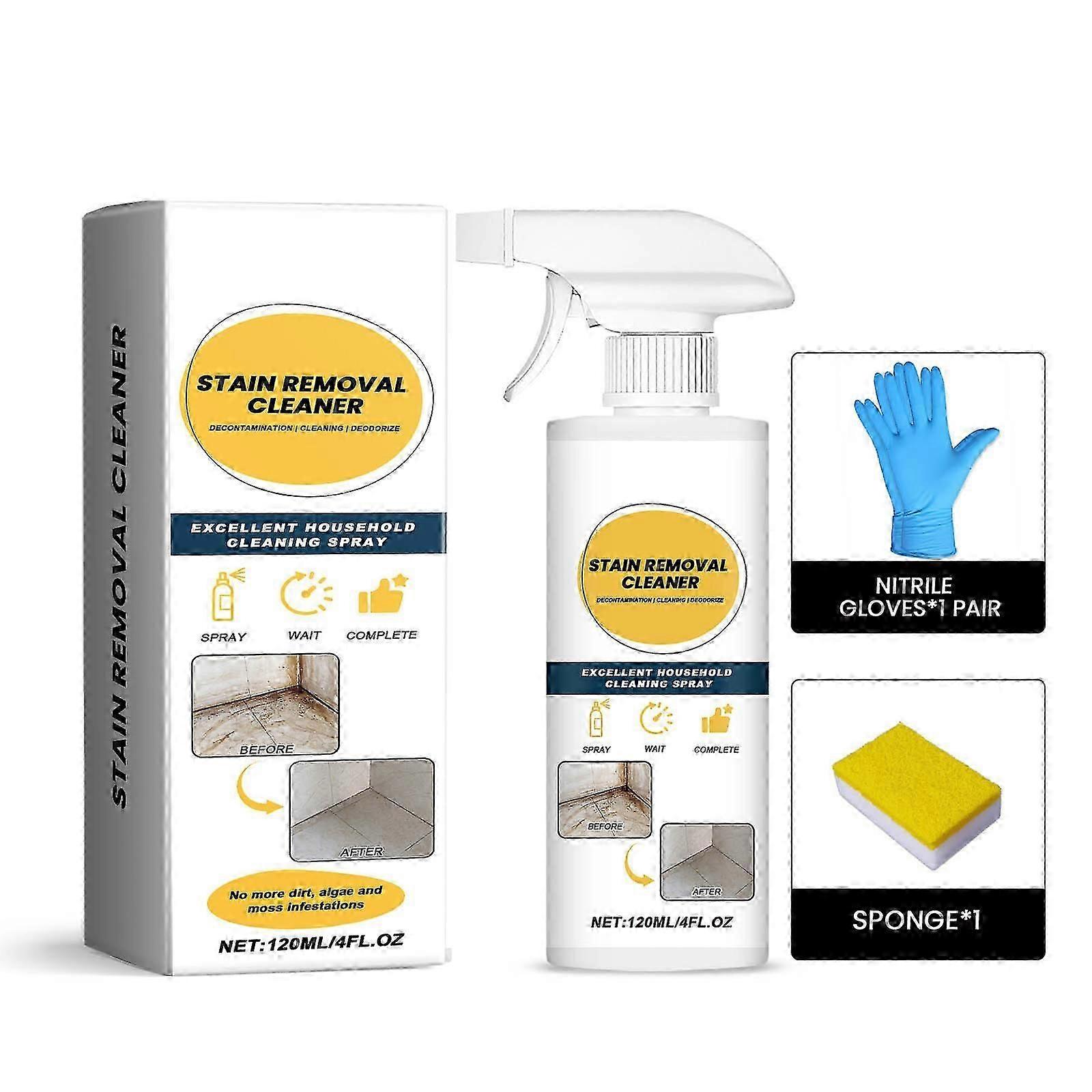 Mould Remover Spray : - 120ml Pack Action To Use Antis Mould Spray And Disinfectants With Active Chlorines For Wet Rooms- Bathroom and Cell