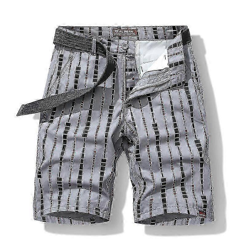 2023 Yaz Yeni Erkek Düz Rahat Şort Klasik Açık Moda Baskı Pamuk Kargo Şort Erkek Ordu Yeşil Hakis