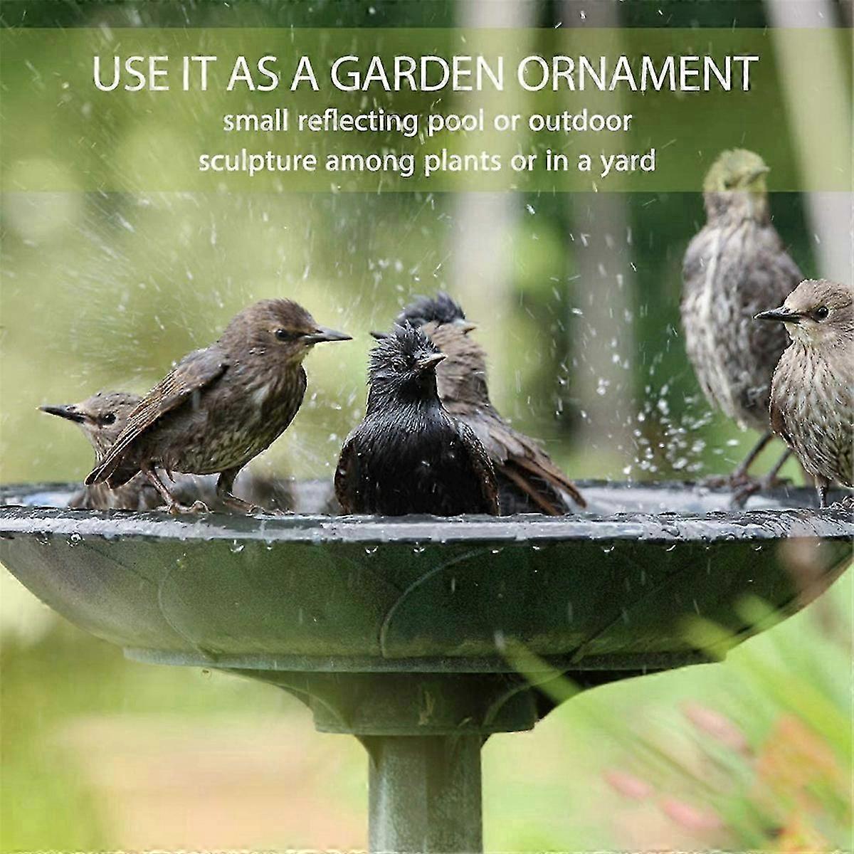 Bird Feeder Bird Bath Landscape Ornaments with Ground Bird Feeder A