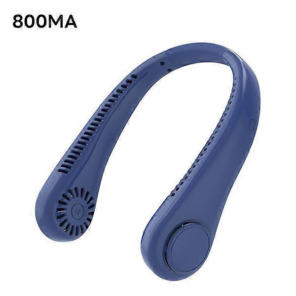 Portable neck-hanging fan, 1200mAh rechargeable, three-speed adjustable