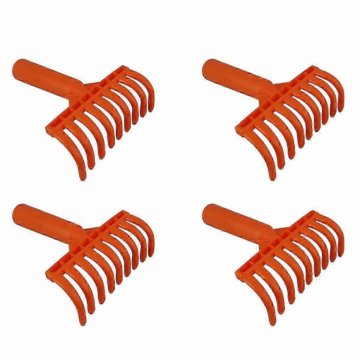 9-Tooth Garden Rake for Olive Harvesting and Yard Work