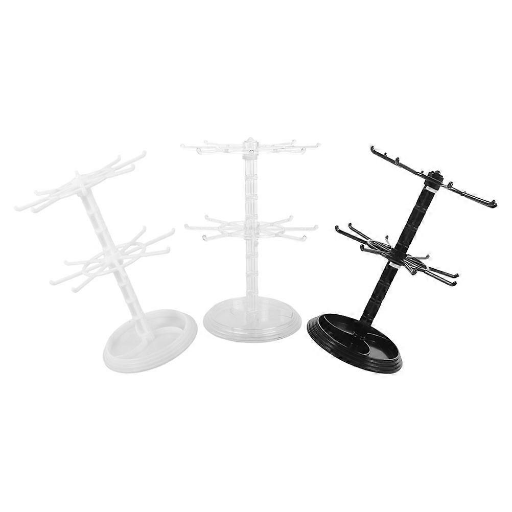 Multi-Functional Rotating Keychain Display Stand for Bracelets Earrings Necklaces with Assorted