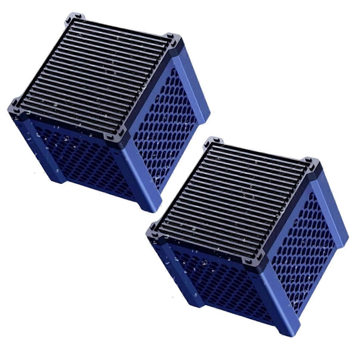 2 Pcs Horse Water Trough Filter, Stock Tank Pool Filter with Activated Carbon and Filters Cotton,Water Purifier