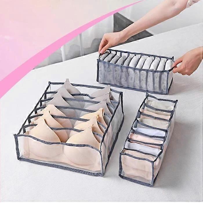 Underwear Storage Box with Compartments Socks Underwear Storage Drawers ahuhaok 96