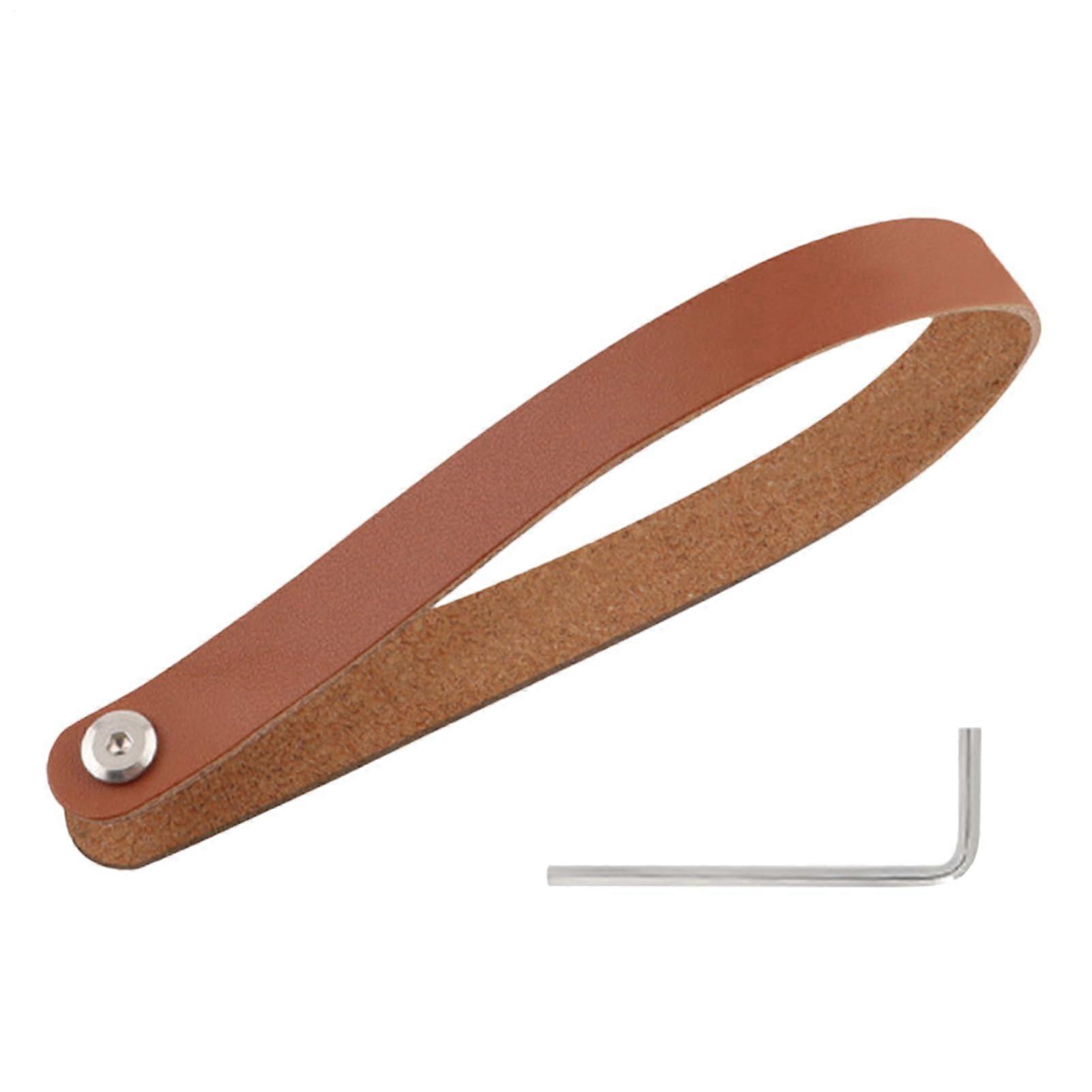 Bike Pulls Quick Release Handle Folding Handlebar Carrier Frame Ring Anti Scratch For Women Men Cycling Brown