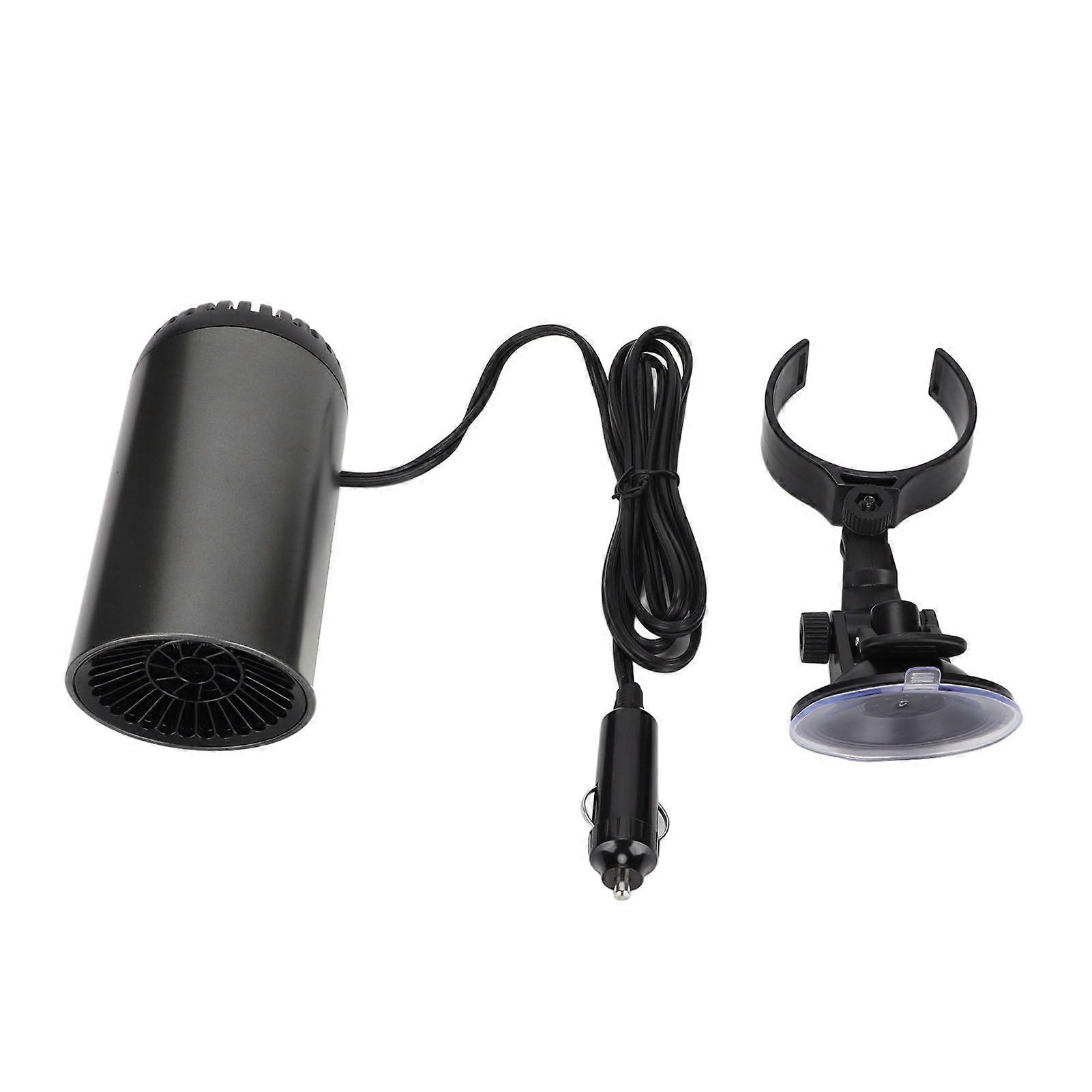 Cup Shape Car Warm Air Blower Fast Heating 180 Rotating Mini Car Heater with Bracket for Cars