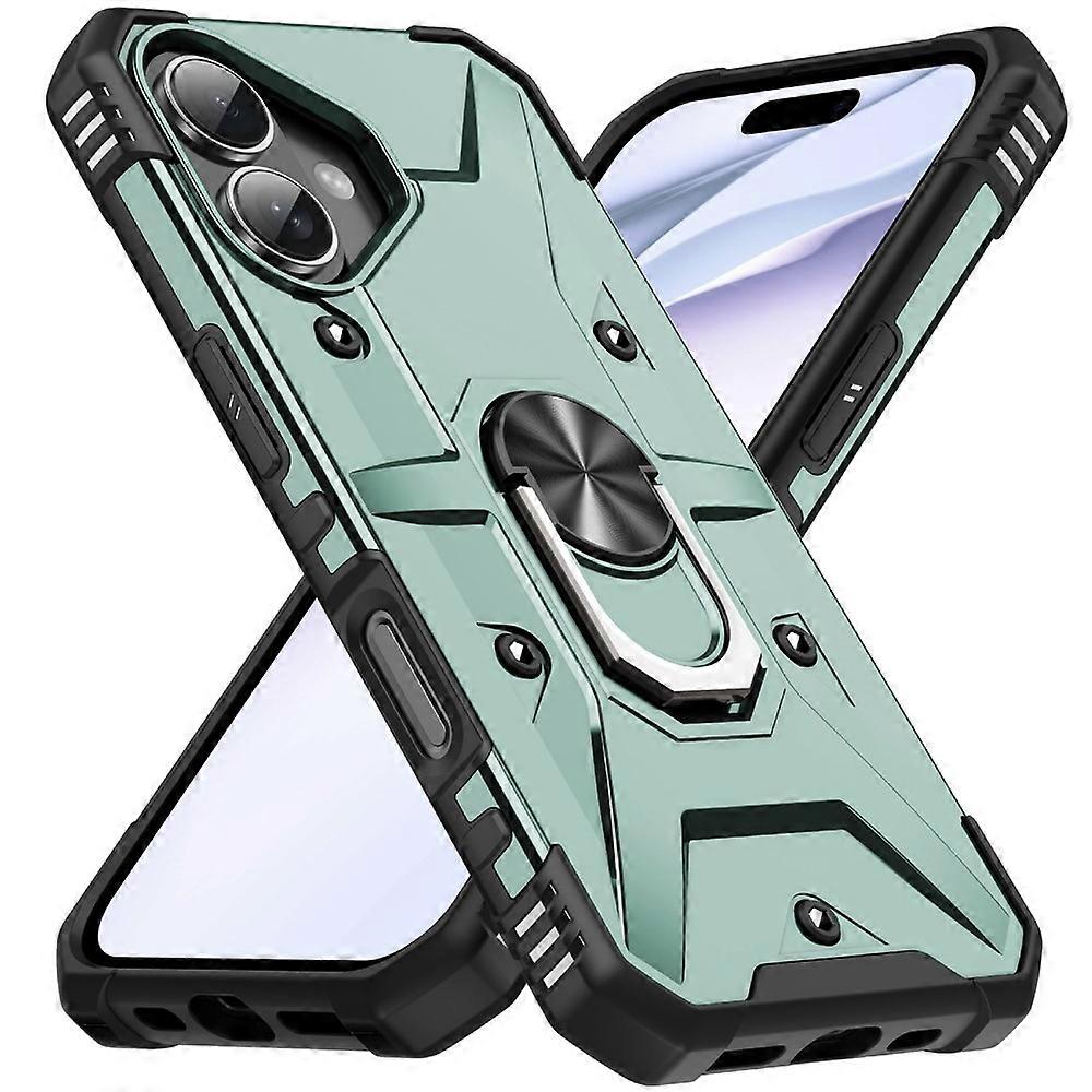 Bulk Purchasing Compatible For iPhone 17 Case PC + TPU Anti-Drop Phone Cover with Ring Kickstand