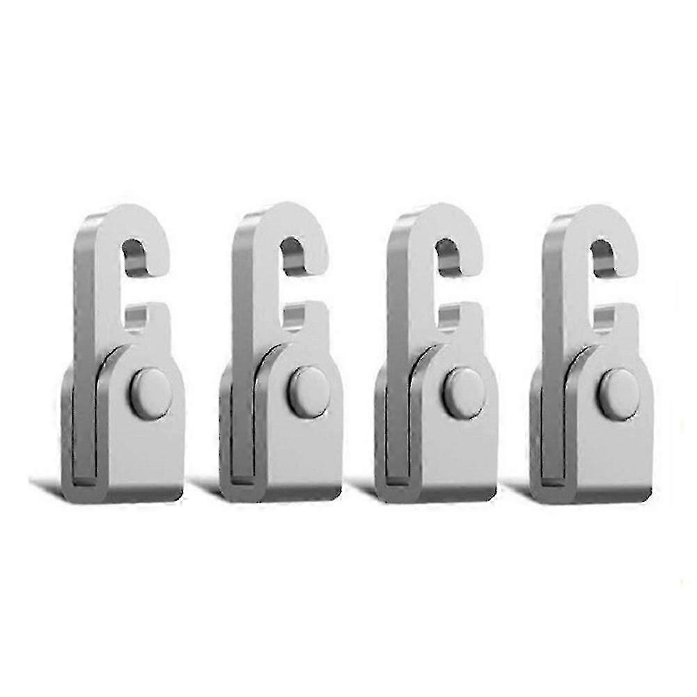 Automatic Lock Hook Self-locking Free Knot For Camping Tent Accessories 4pcs Hooks