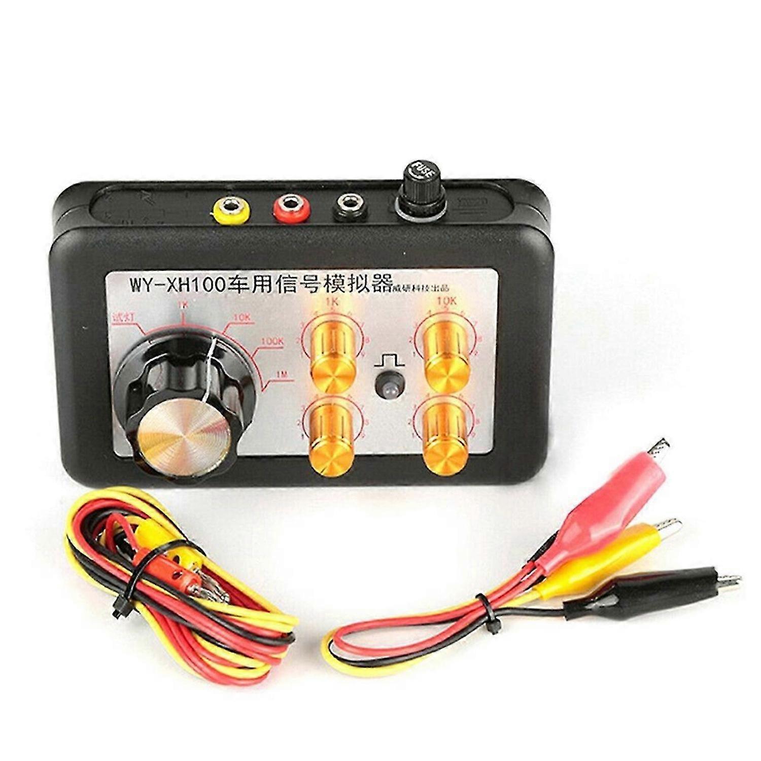 Car Sensor Signal Simulator, Car Sensor Signal Generator, Adjustable Resistance, Water Temperature, Crankshaft
