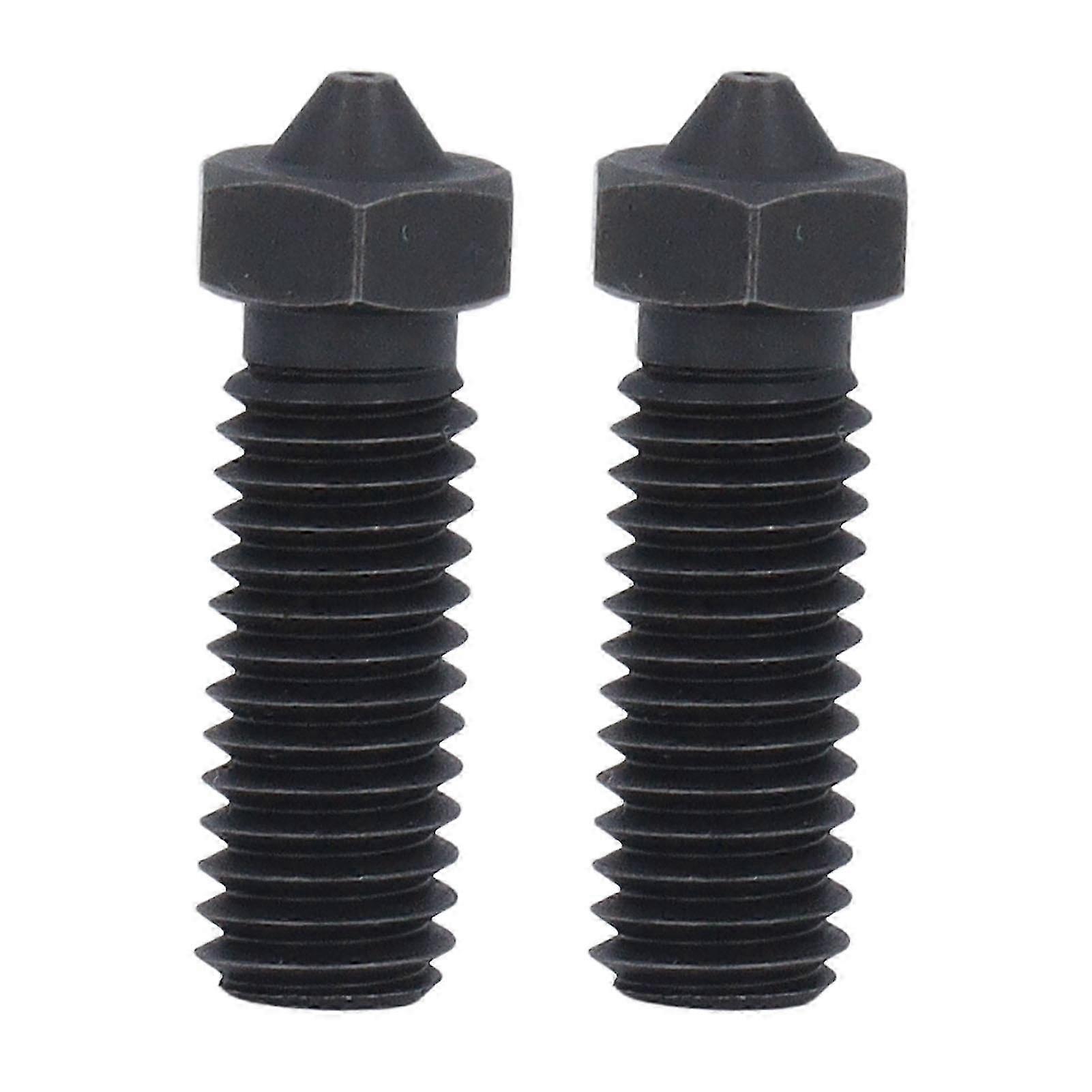 0.4mm 2PCS 3 Hole Hardened Steel Nozzle for 1.75mm Filament 3D Printer, Fit Sidewinder X X2 2025