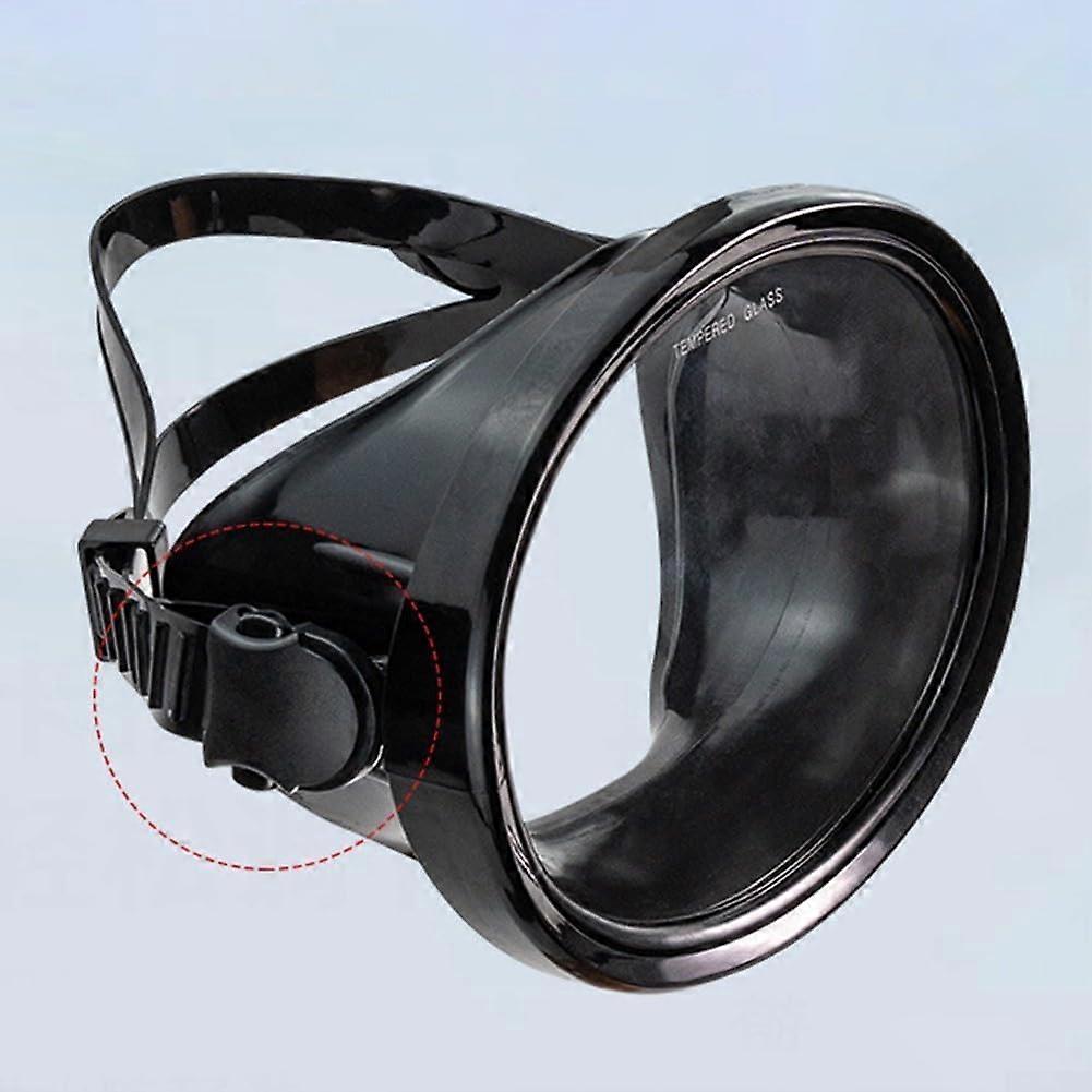 Wear Resistant Dive Mask Crystal Clear Lenses Adjustable Strap For Scuba Diving Underwater Exploration