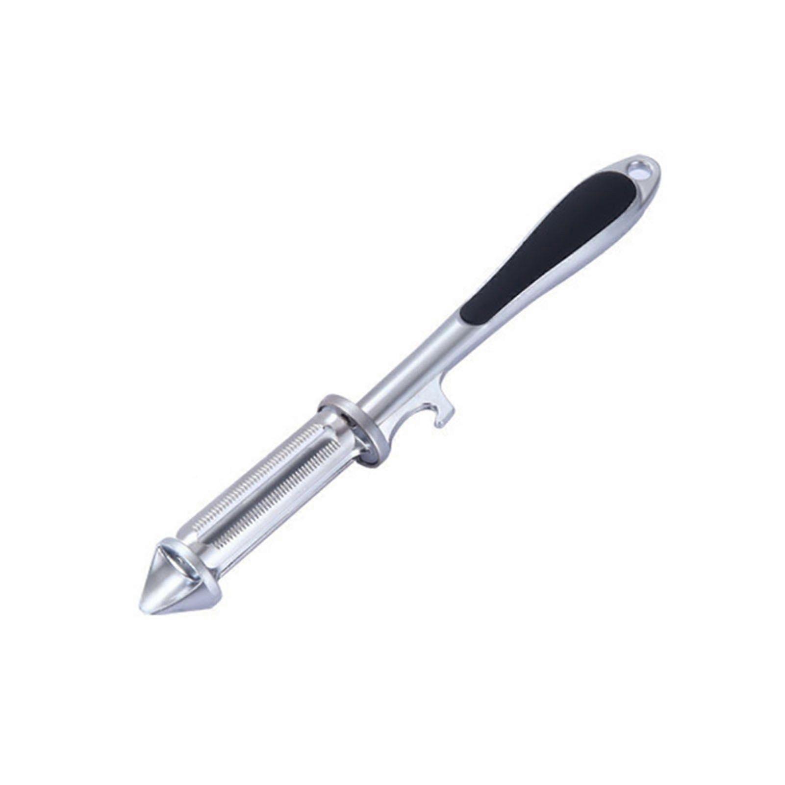 5 In 1 Swivel Vegetable Peeler Multi Functional Hanging Zinc Alloy Potato Peeler for Opening Bottles