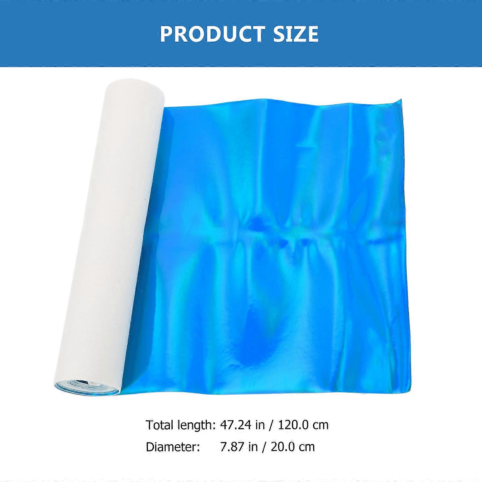 Iridescent Mirror PU Fabric for DIY Crafts PU Glitter Sheet Iridescent