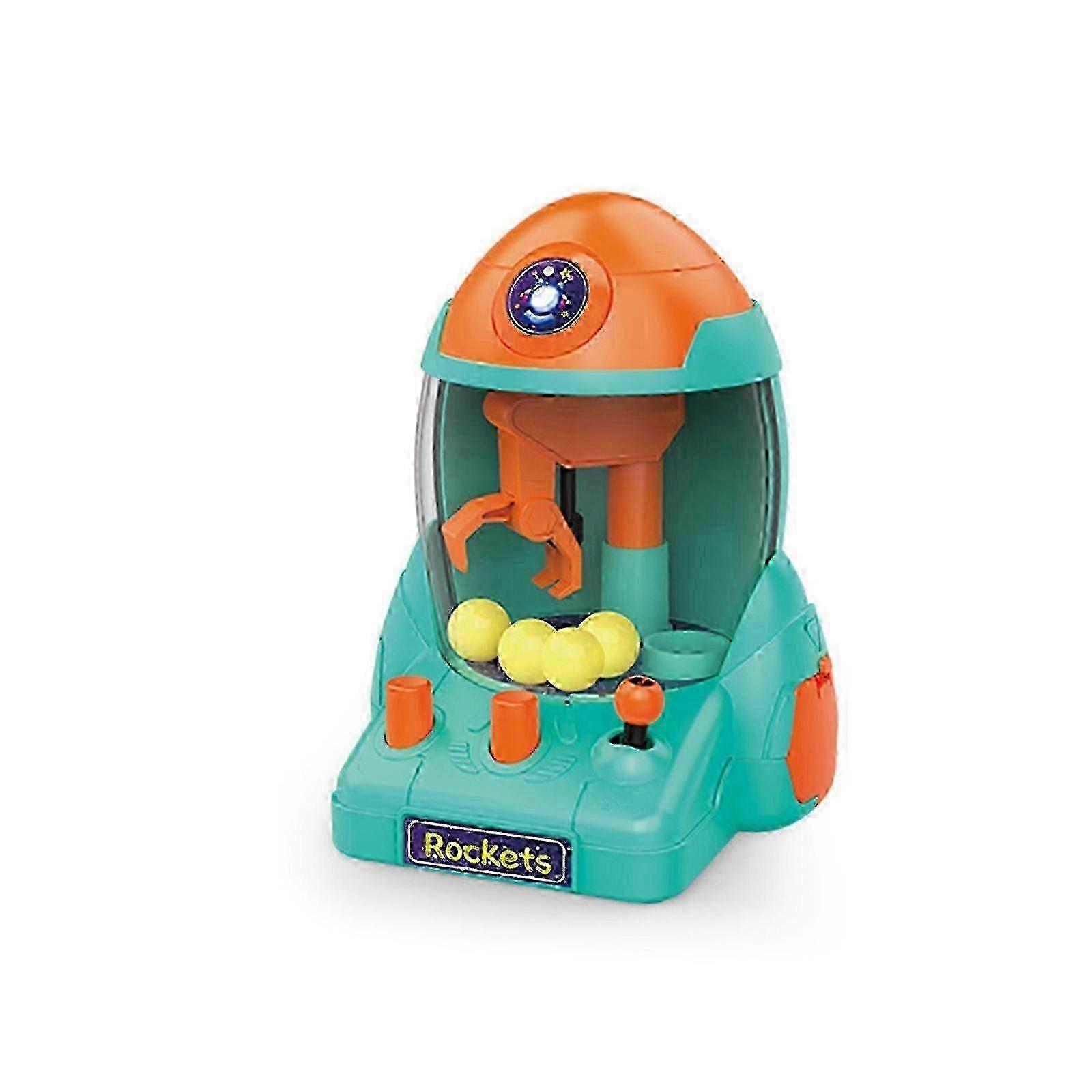 Mini Claw Machine for Kids with 6 Ball Prizes, Handheld Arcade Toy