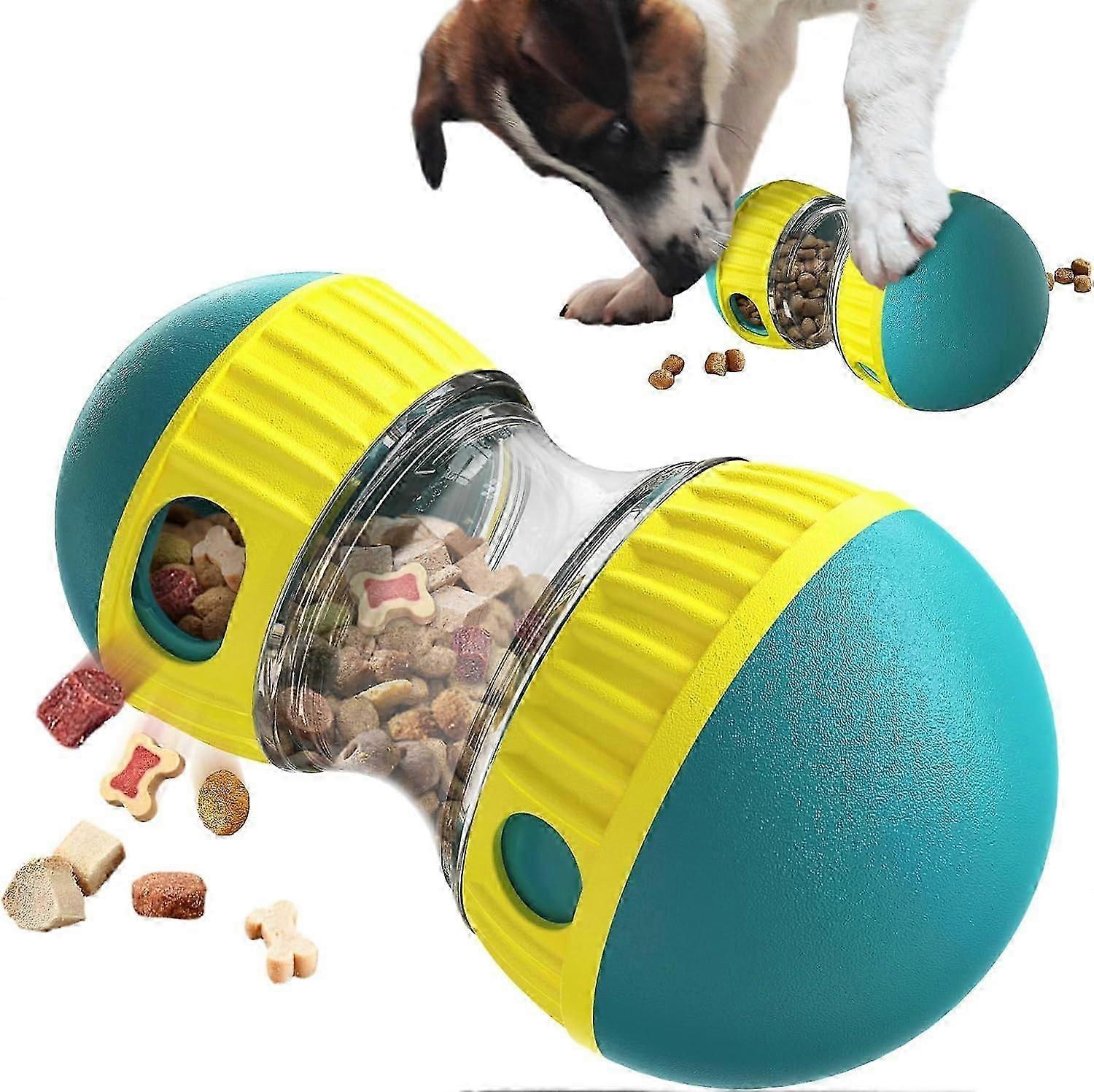 Rolling Feeder Dog Toy: UK Interactive Puzzle for Slow Feeding and Improved Pet Digestion