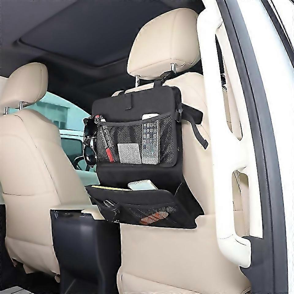 For Sienna 2123 Back Seat Organizer With Foldable Tray Holder